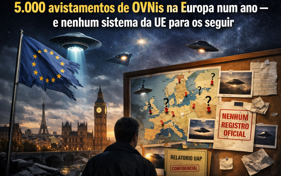 5.000 avistamentos de OVNIs na Europa num ano — e nenhum sistema da UE para os seguir